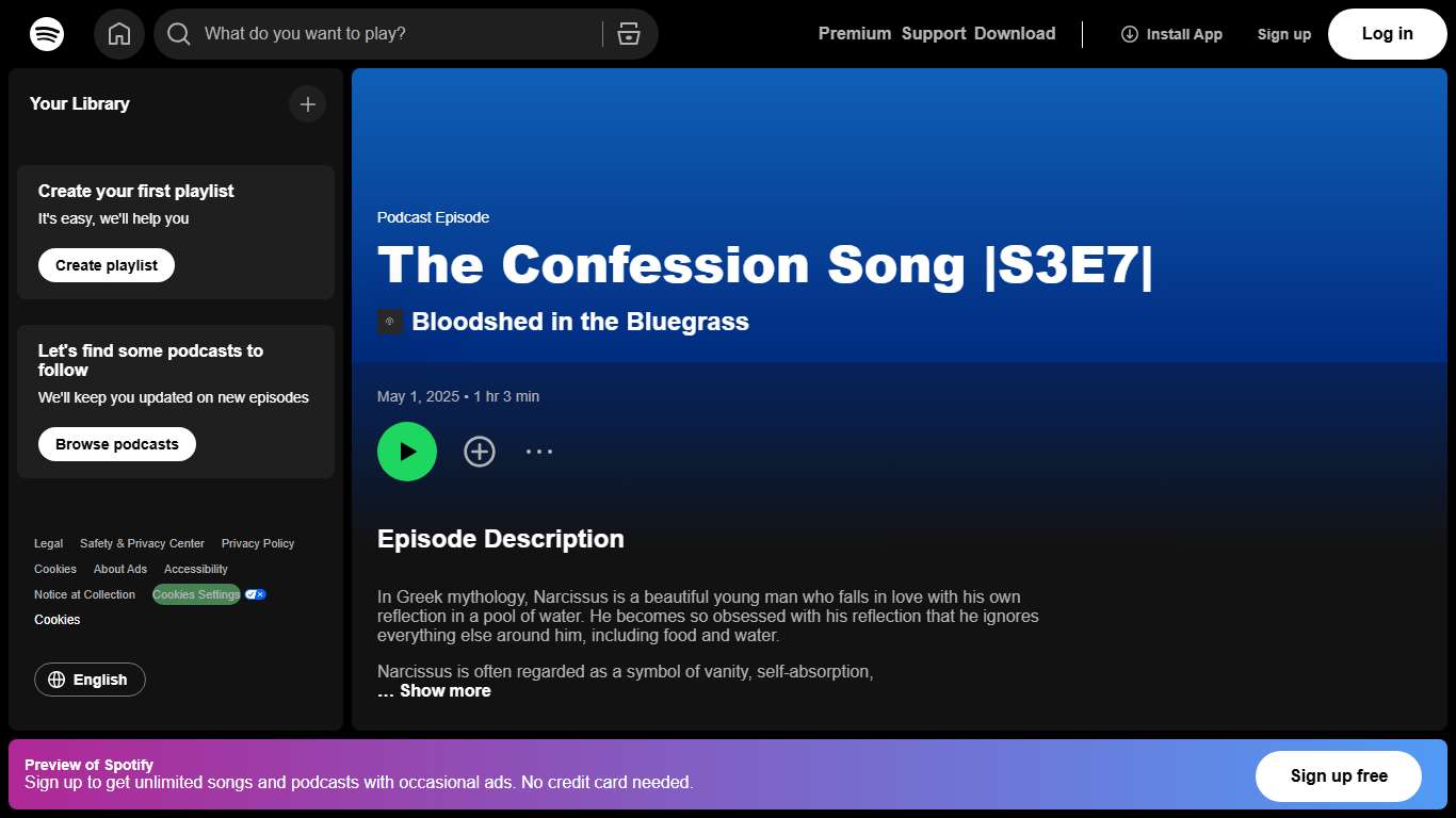 The Confession Song |S3E7| - Bloodshed in the Bluegrass Podcast on Spotify
